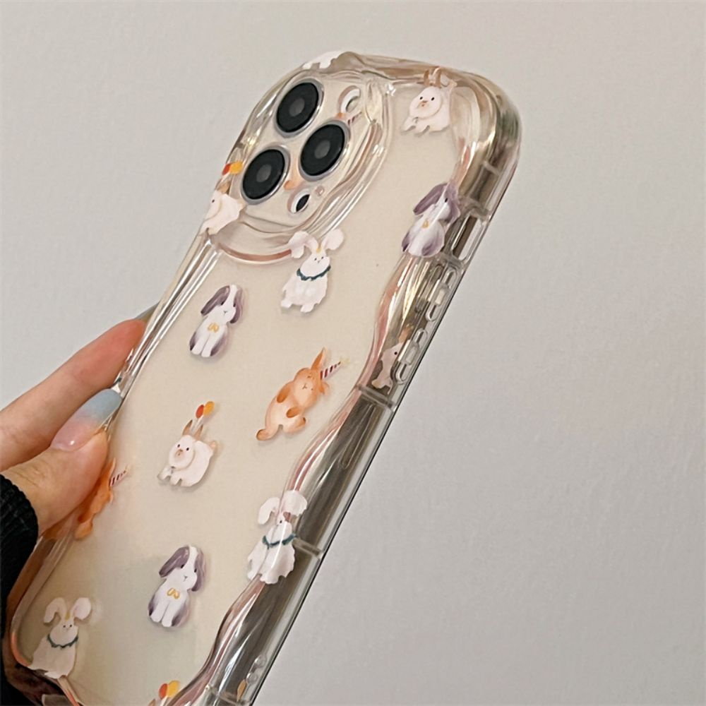 Ốp Điện Thoại TPU Mềm Chống Sốc Họa Tiết Tranh Sơn Dầu Hình Động Vật Dễ Thương Cho IPhone 11 12 13 14 Pro Max