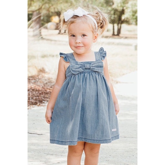Đầm nơ Nextt bò dư xịn mềm mịn siêu xinh sz 1-6y