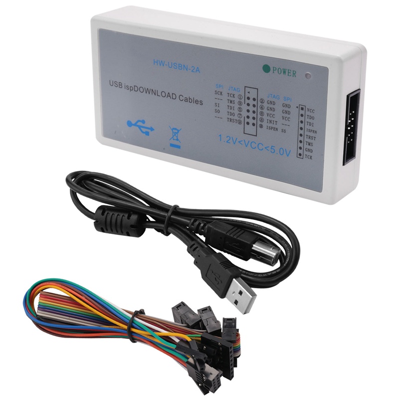 Dây Cáp Lập Trình USB Isp Download JTAG SPI Dành Cho Grid FPGA CPLD HW-USBN-2