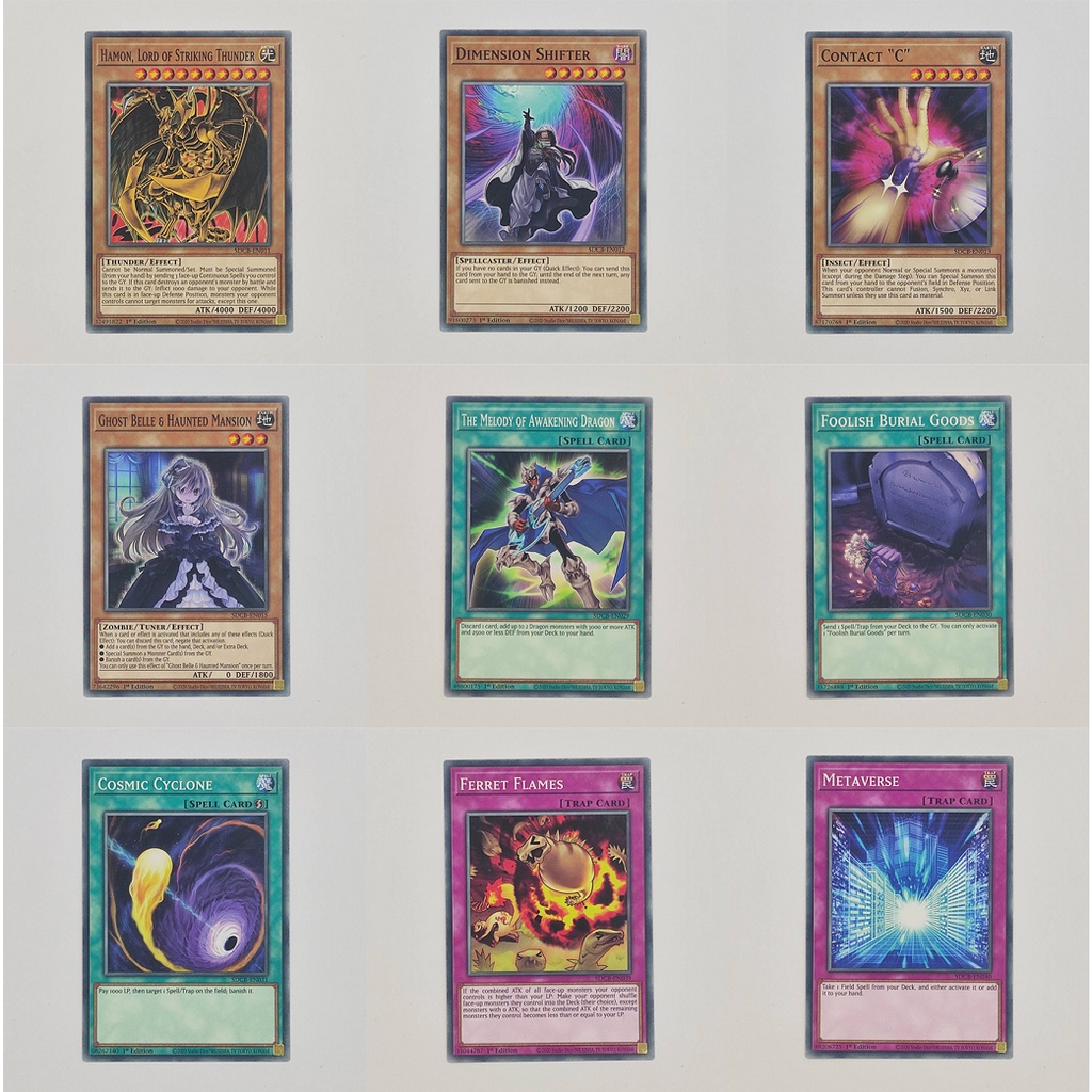 Thẻ bài Yugioh lẻ Structure Deck Crystal Beast tiếng Anh độ hiếm common - Card lẻ khác
