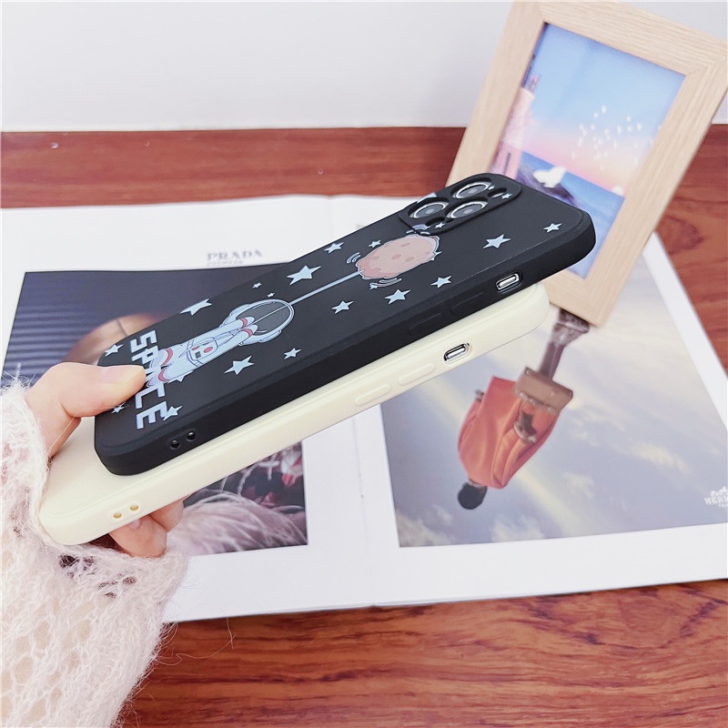 Ốp Điện Thoại Mềm Họa Tiết Vũ Trụ Cho iPhone 11 Pro Max XS Max XR 7 8 Plus