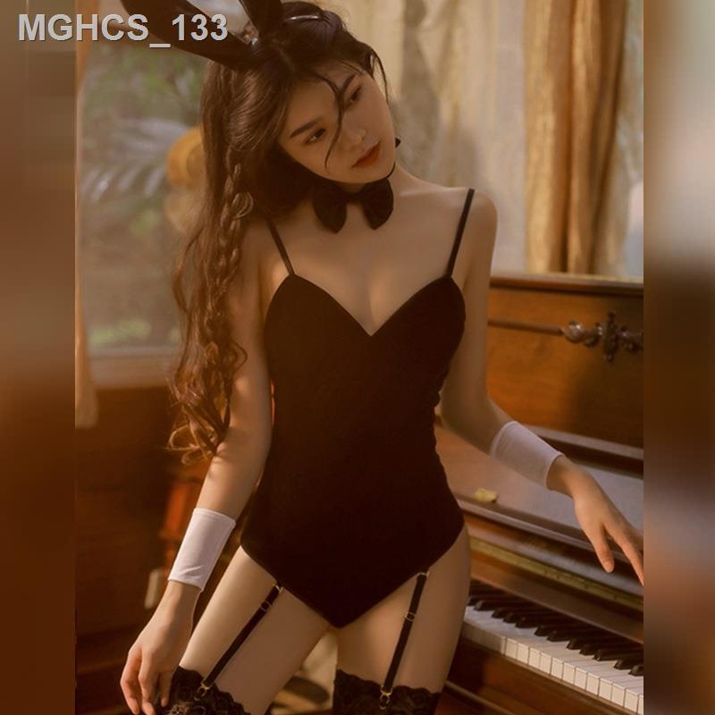 ( Sẵn)Đồ lót gợi cảm, đồ ngủ gợi cảm, đồng phục cô gái thỏ, tụ tập nóng bỏng, bộ đồ thú vị và thú vị, quần áo phụ nữ ngự
