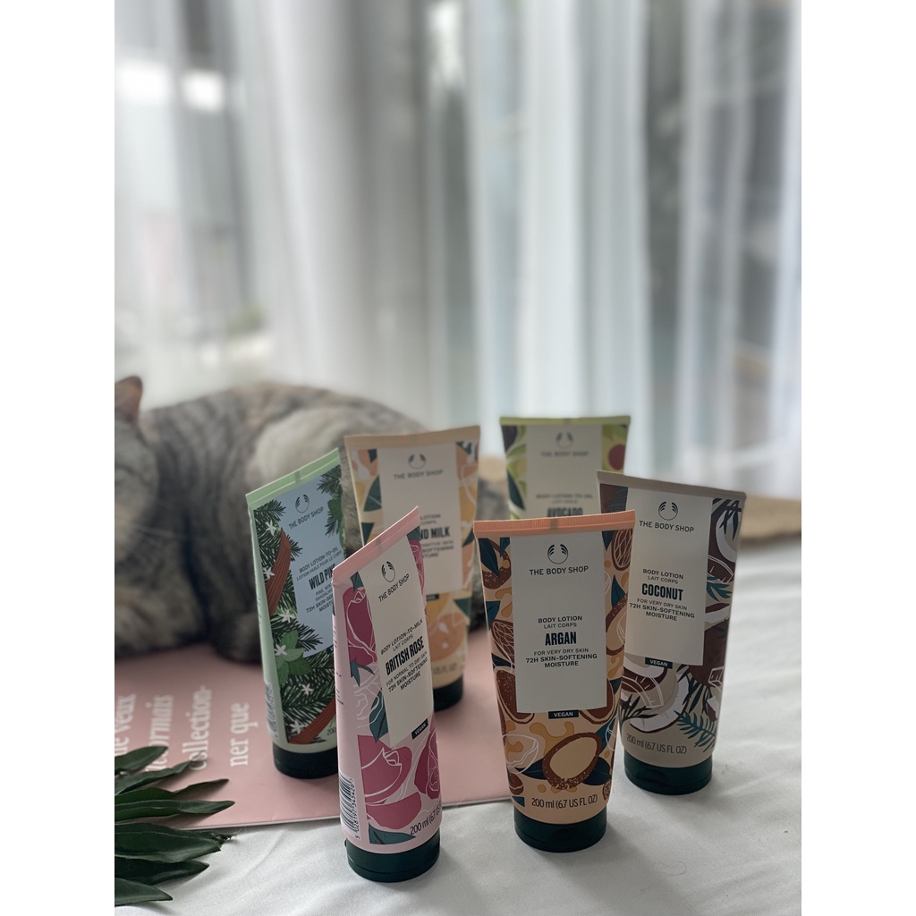 Sữa dưỡng thể hương nước hoa THE BODY SHOP BODY LOTION nhiều mùi 200| 250ml