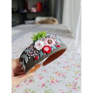 Bờm thêu tay bản to (handmade by Pong )