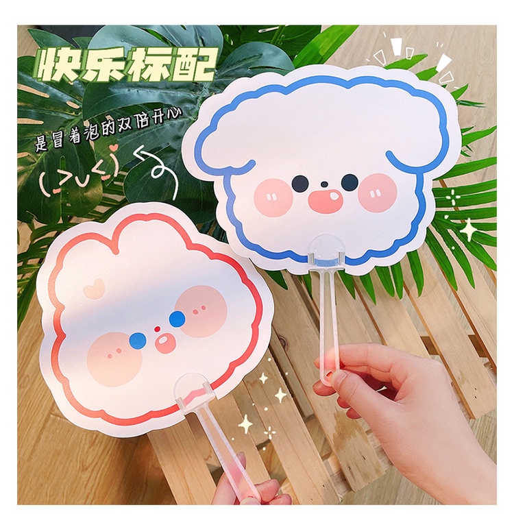 Quạt Nhựa Cầm Tay Kute Nhiều Mẫu Xinh