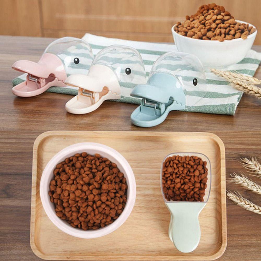 Muỗng Đo Lường Kiêm Tô Ăn Uống Bằng Nhựa Đa Năng Tiện Dụng Cho Thú Cưng