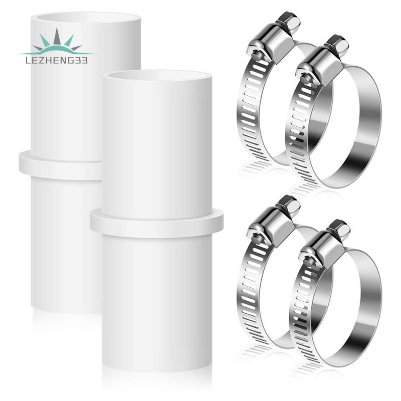 Set 2 Đầu Nối Ống Nước Máy Giặt Kèm 4 Kẹp Cố Định