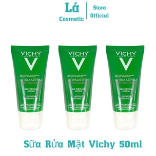 Gel Rửa Mặt Giảm Mụn , Kiểm Soát Nhờn vichy Normaderm Phytosolution Gel 50ml.