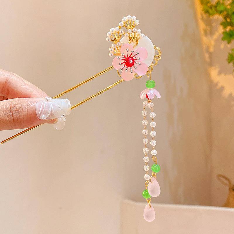 Trâm Cài Tóc Tua Rua Phong Cách Trung Hoa Cổ Điển Cho Bé Gái