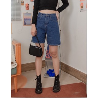 Quần short jean lửng