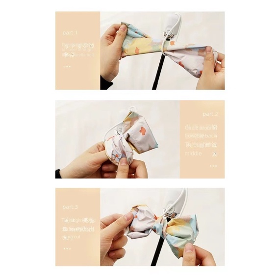 Dù Che Nắng Tự Động Bằng Cao Su Màu Đen In Họa Tiết Hoa Cúc Xinh Xắn