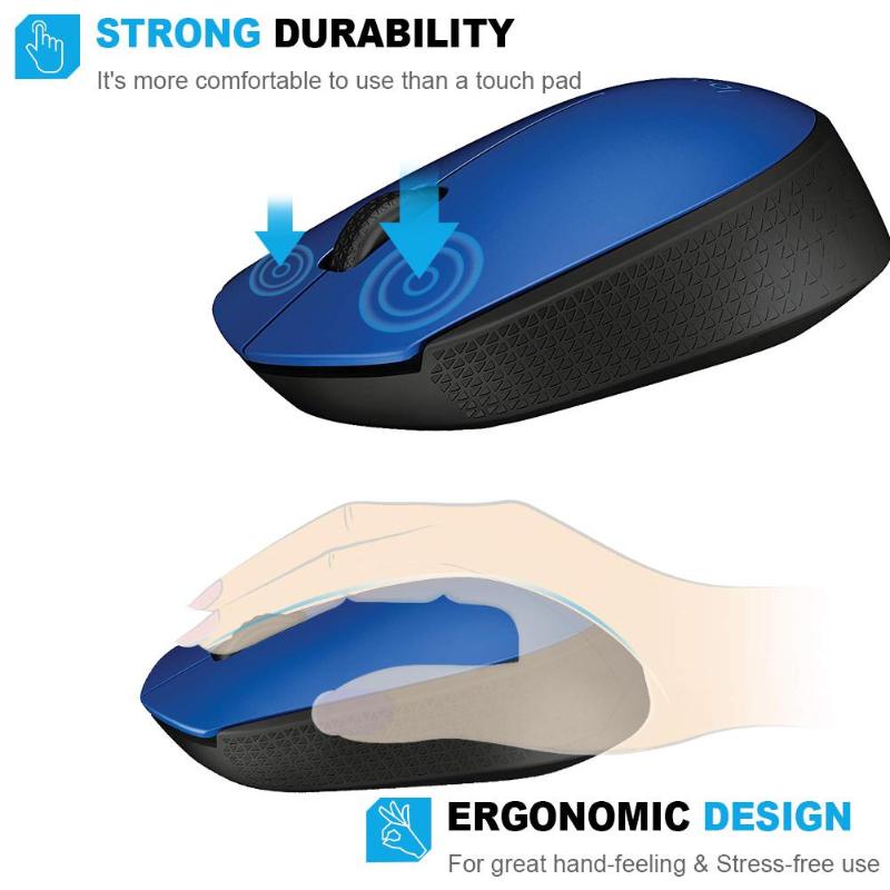 Chuột Gaming Logitech M170 Quang HọC Không Dây, ĐầU NhậN USB Dpi 1000