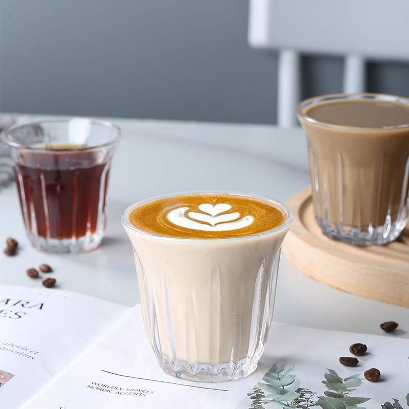 Ly thủy tinh chịu nhiệt cho espresso, capuchino