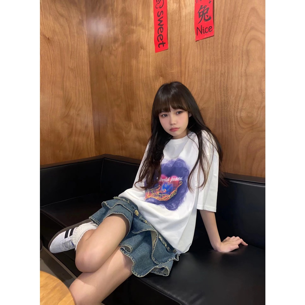 NRVP Áo Thun 100% Cotton Tay NgắN Plus Size 5XL