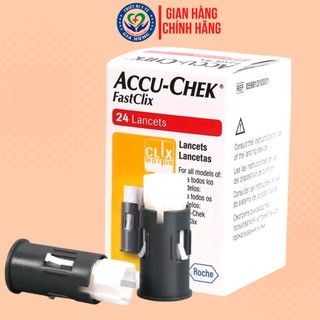 Hộp 24 kim lấy máu Accu-Chek Guide FastClix hộp 4 trụ x 6 kim