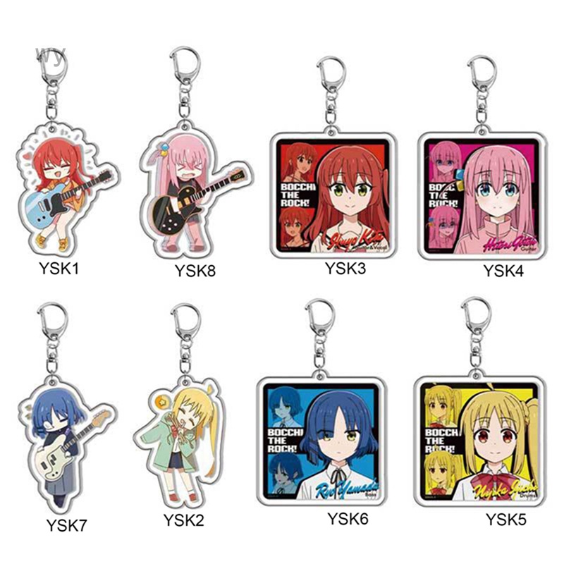 Anime BOCCHI THE ROCK! Móc Khóa Hóa Trang Nhân Vật Gotou Hitori Ijichi Nijika Yamada Ryo