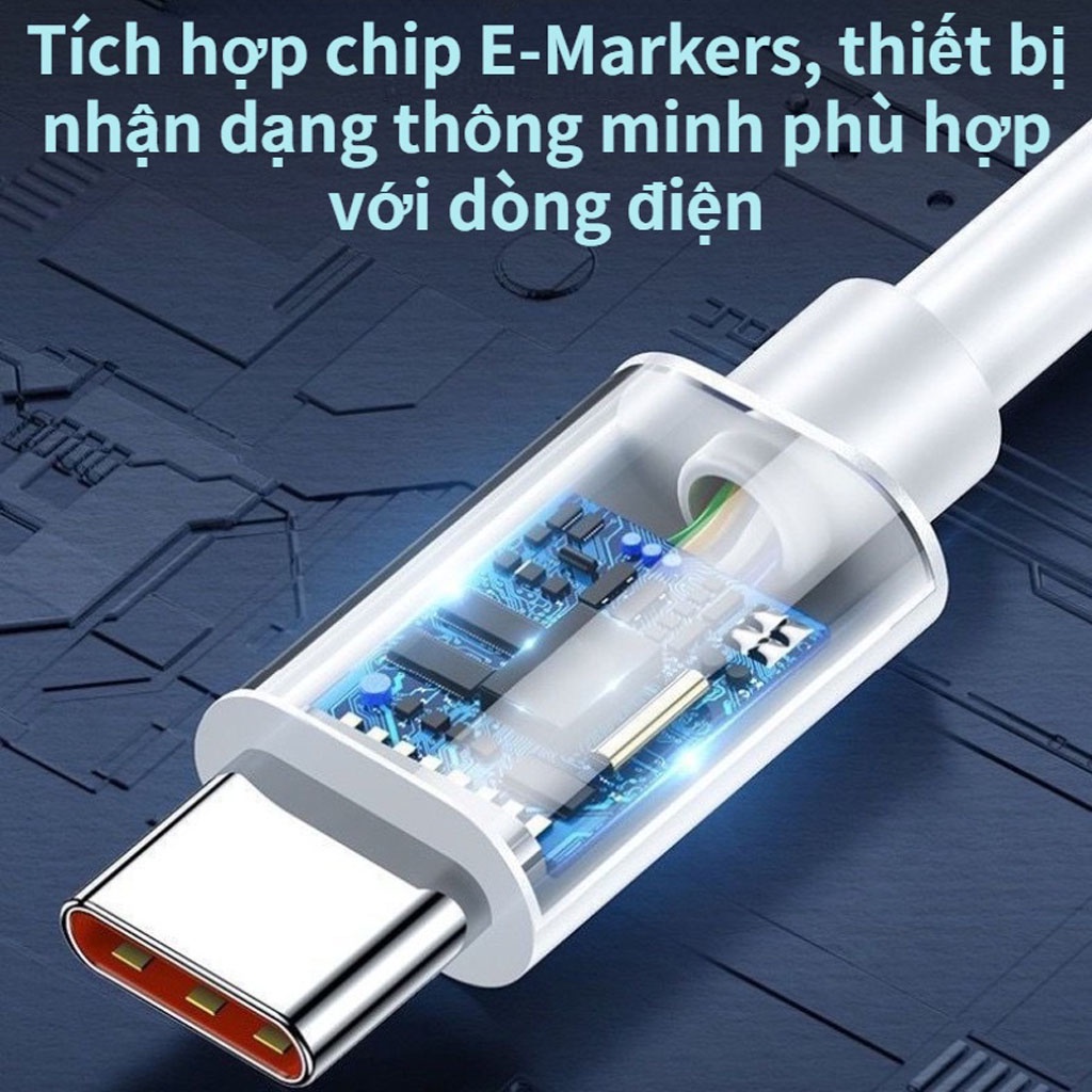 Dây sạc Type C 33w BACARAT - Hàng chính hãng