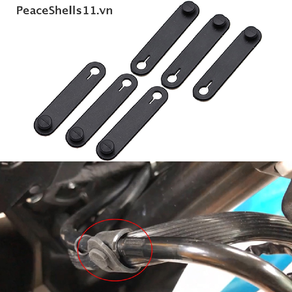 Set 6 Dây Cao Su Cố Định Ống / Ga / Dây Cáp Ly Hợp Thông Dụng Cho Xe Đạp / Xe Máy