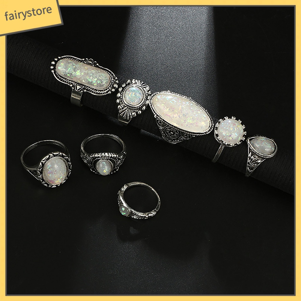 Set 1 / 8 Nhẫn Đeo Khớp Ngón Tay Phong Cách Vintage