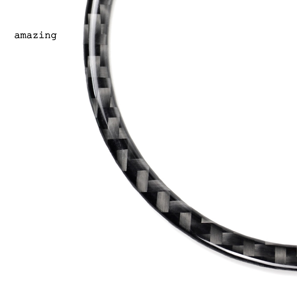 Bộ 2 Miếng Dán Trang Trí Loa Xe Hơi Ford Mustang 2015-2017 Bằng Sợi Carbon