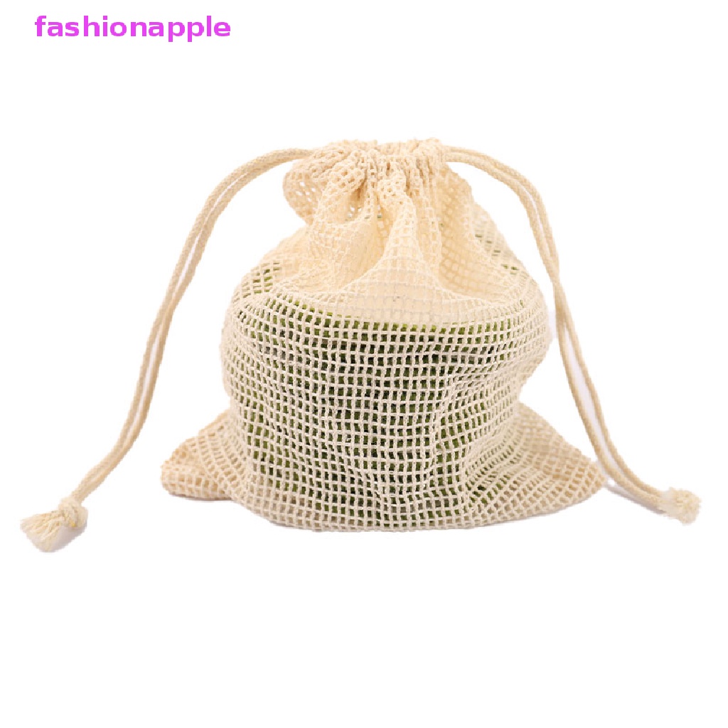 Túi Lưới Cotton Tẩy Trang Tái Sử Dụng Tiện Lợi