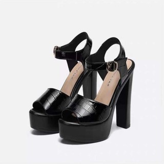 GIÀY SANDAL CAO GÓT VÂN CÁ XẤU 10P