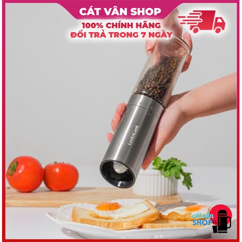 Máy xay hạt tiêu muối gia vị tự động Lock&Lock 170ml sử dụng bằng Pin AAA CKO117