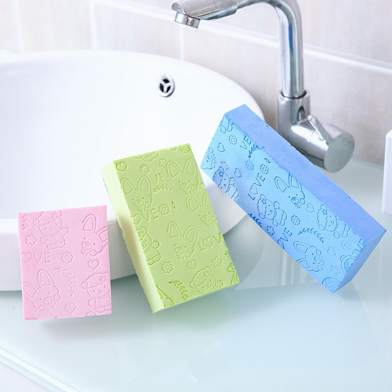 Bông Tắm Bọt Biển Kì Gét Tẩy Da Chết Siêu Sạch Cho Body - Mút Non Siêu Mềm Mại Tạo Bọt Nhiều