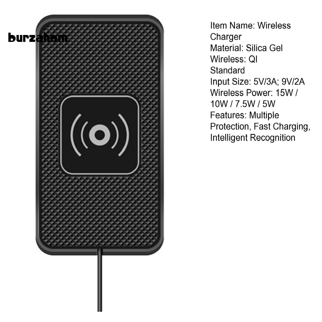 1 Bộ Sạc USB Không Dây 2 Trong 1 Chống Trượt Chịu Nhiệt Cho Văn Phòng