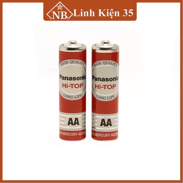 Combo 2 viên Pin AA 1.5V Panasonic chính hãng, cực chất lượng