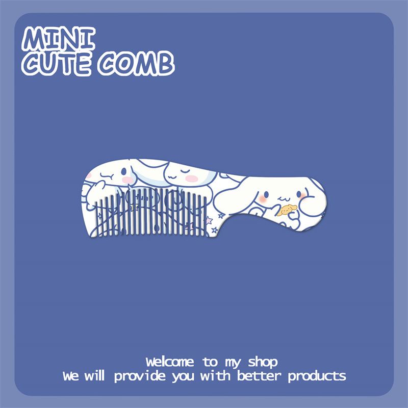 Lược Chải Tóc Tạo Kiểu In Hoạt Hình Kuromi Dễ Thương