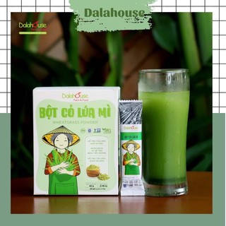 Bột cỏ lúa mì hữu cơ Dalahouse 60gr nguyên chất sấy lạnh