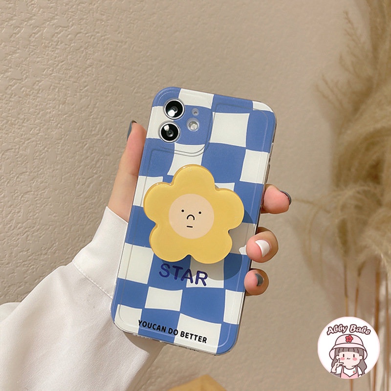 Ốp Điện Thoại TPU Mềm Mỏng Chống Mồ Hôi Phối Màu Tương Phản Có Giá Đỡ Cho IPhone 14 Pro Max 13 12 11 Pro Max