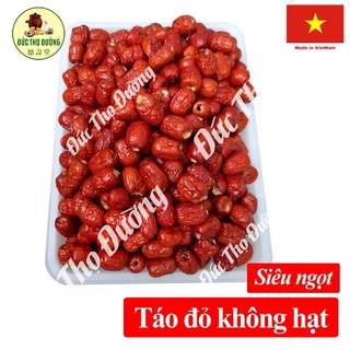 Táo đỏ không hạt - khô, sạch, ngọt - túi 100 gam