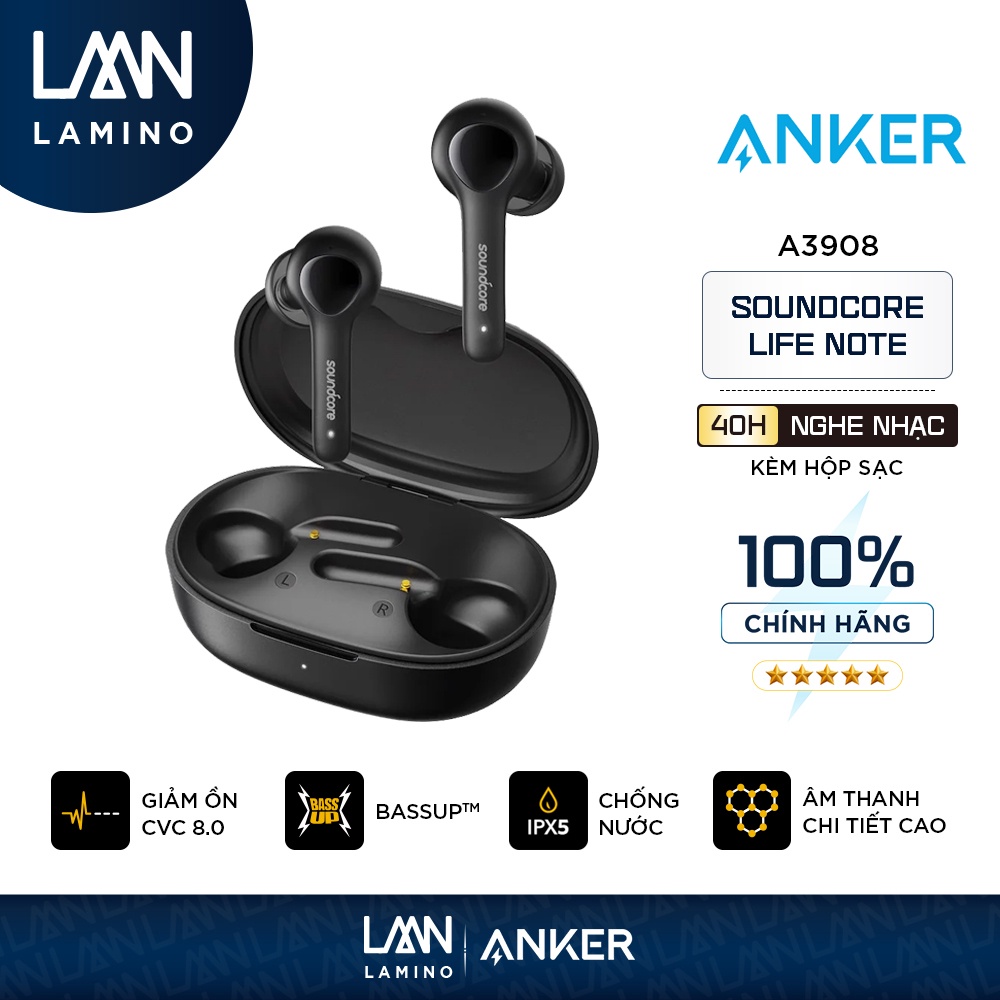 Tai nghe bluetooth TWS SOUNDCORE Life Note  - A3908 LAMINO