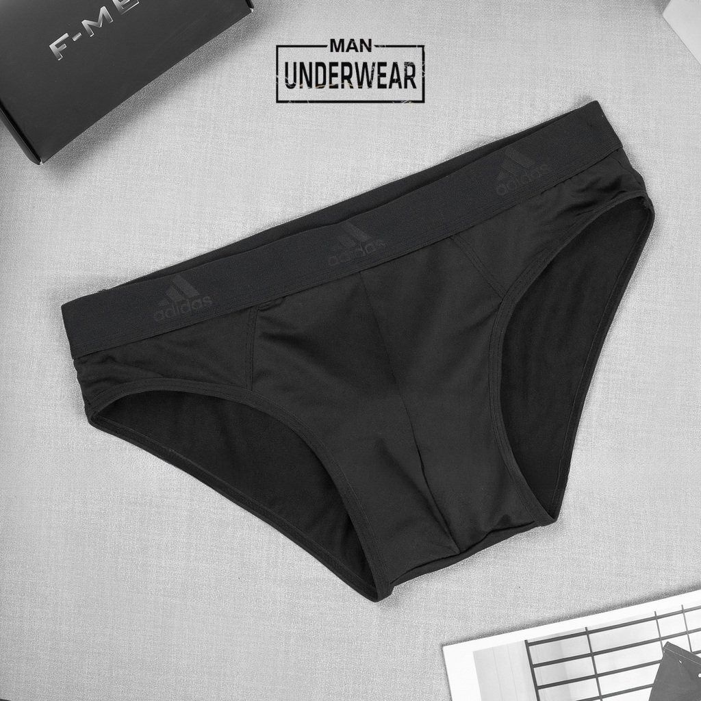 Quần lót nam, quần sịp tam giác họa tiết Addas cao cấp chất thun lạnh kháng khuẩn co giãn 4 chiều - Underwear Men