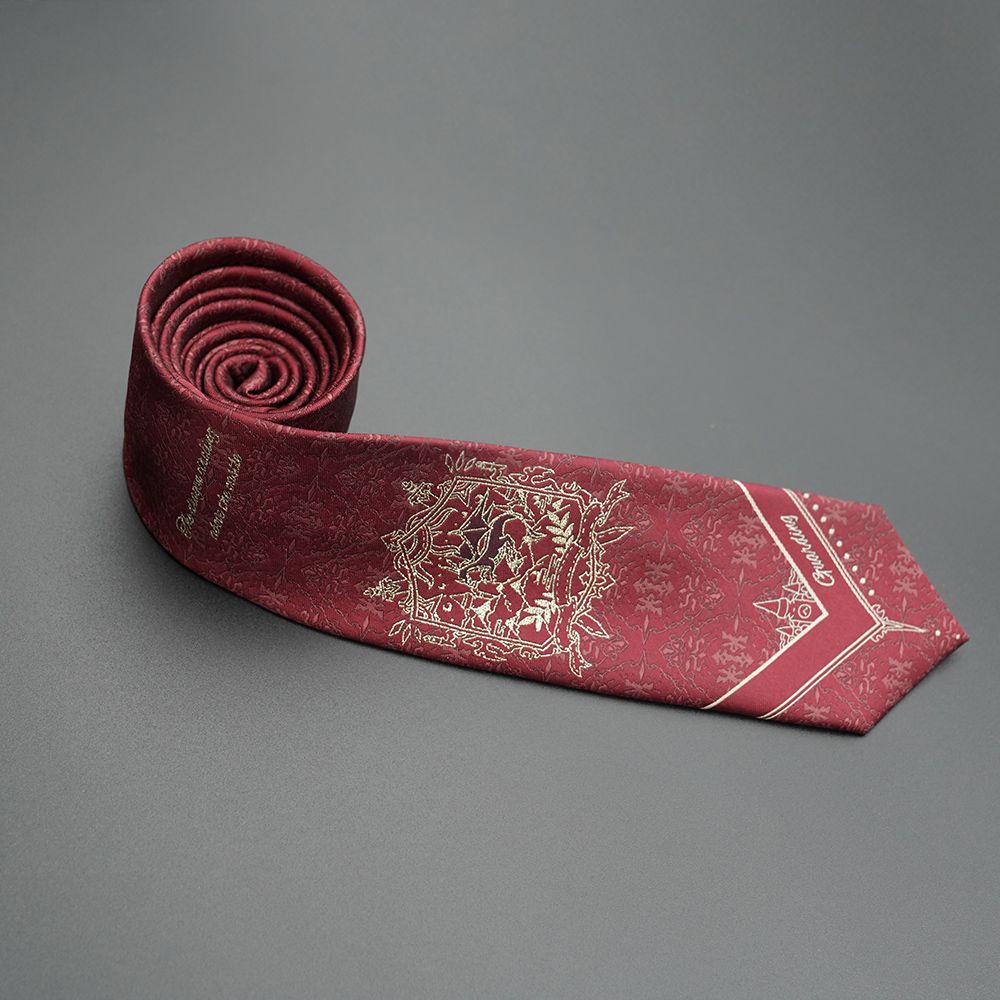 Cà Vạt Đồng Phục Nam Nữ Màu Đen Burgundy