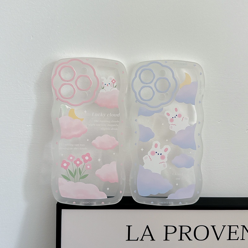 Ốp Điện Thoại Trong Suốt Hình Thỏ Hoạt Hình Cho iphone7 / 7plus / 8 / 8plus / x / xs / 11 / 12 / 13 / 14 / pro / max / plus / promax