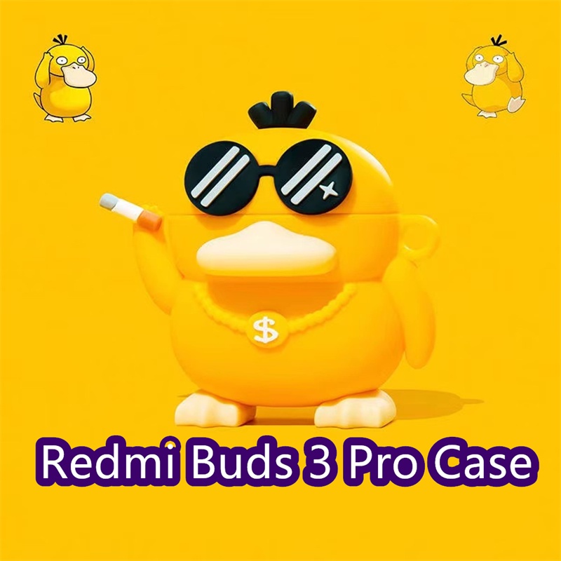 Hàng Có Sẵn! Vỏ Bảo Vệ Hộp Sạc Tai Nghe Redmi Buds 3 Pro Màu Trơn Họa Tiết Nhân Vật Hoạt Hình Dễ Thương
