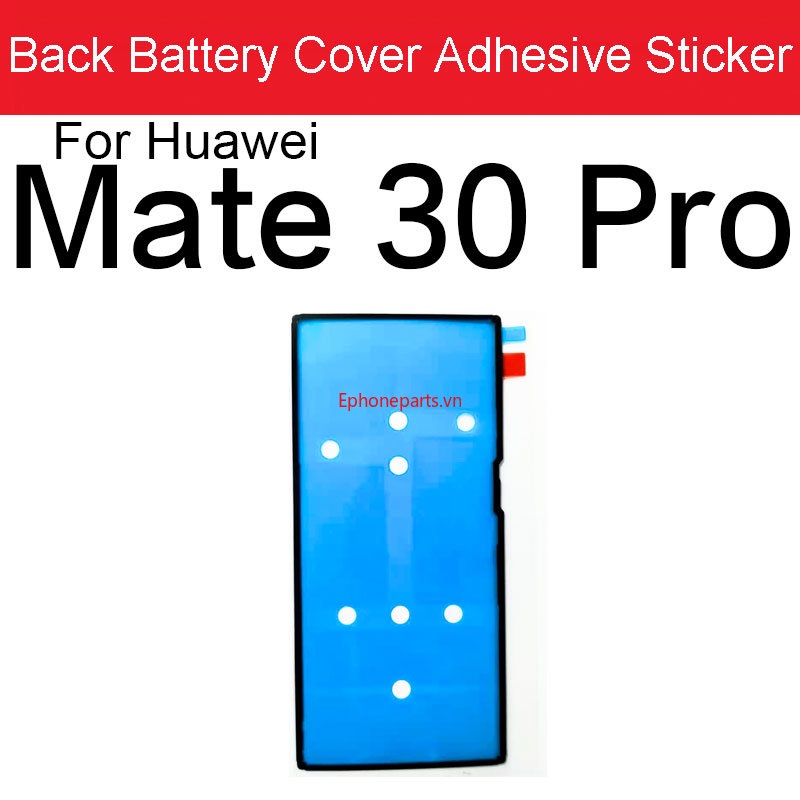 Miếng Dán Nắp Pin Thay Thế Cho Huawei Mate 10 20 20X 30 RS Lite Pro 4G 5G