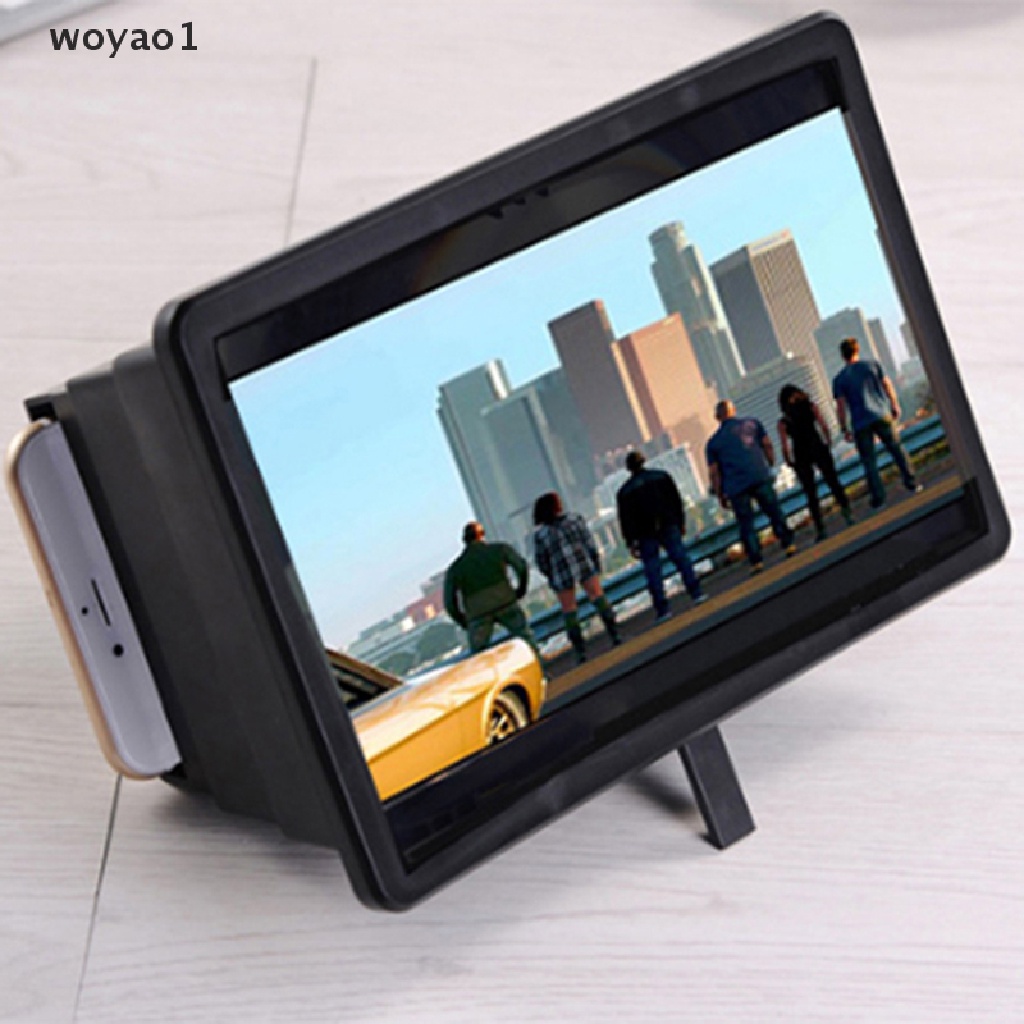 Kính Phóng Đại Màn Hình Điện Thoại 3D 8.2Inch woyao1 Phụ Kiện Trang Trí Thiết Kế Dễ Thương Chuyên Dùng