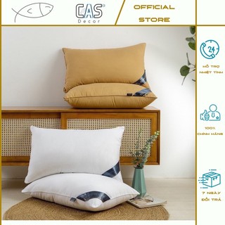 [ GIÁ HỦY DIỆT ] - COMBO 2 Ruột Gối Hilton Cao Cấp - Bông Sơ Tự Nhiên , KT 45x65