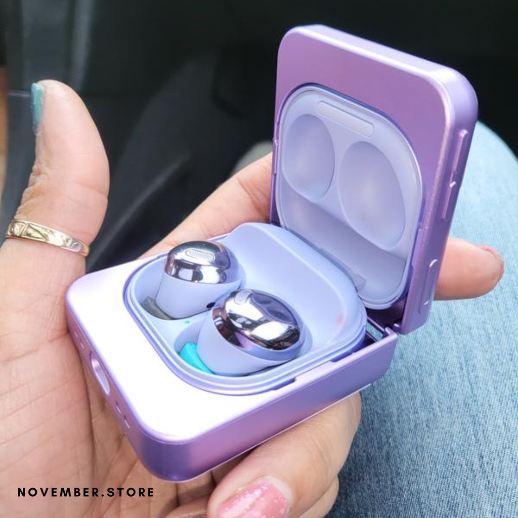 Ốp case hình Z Flip 4 cho Samsung Galaxy Buds2 Pro / Buds 2 / Buds FE / Buds Pro / Buds Live