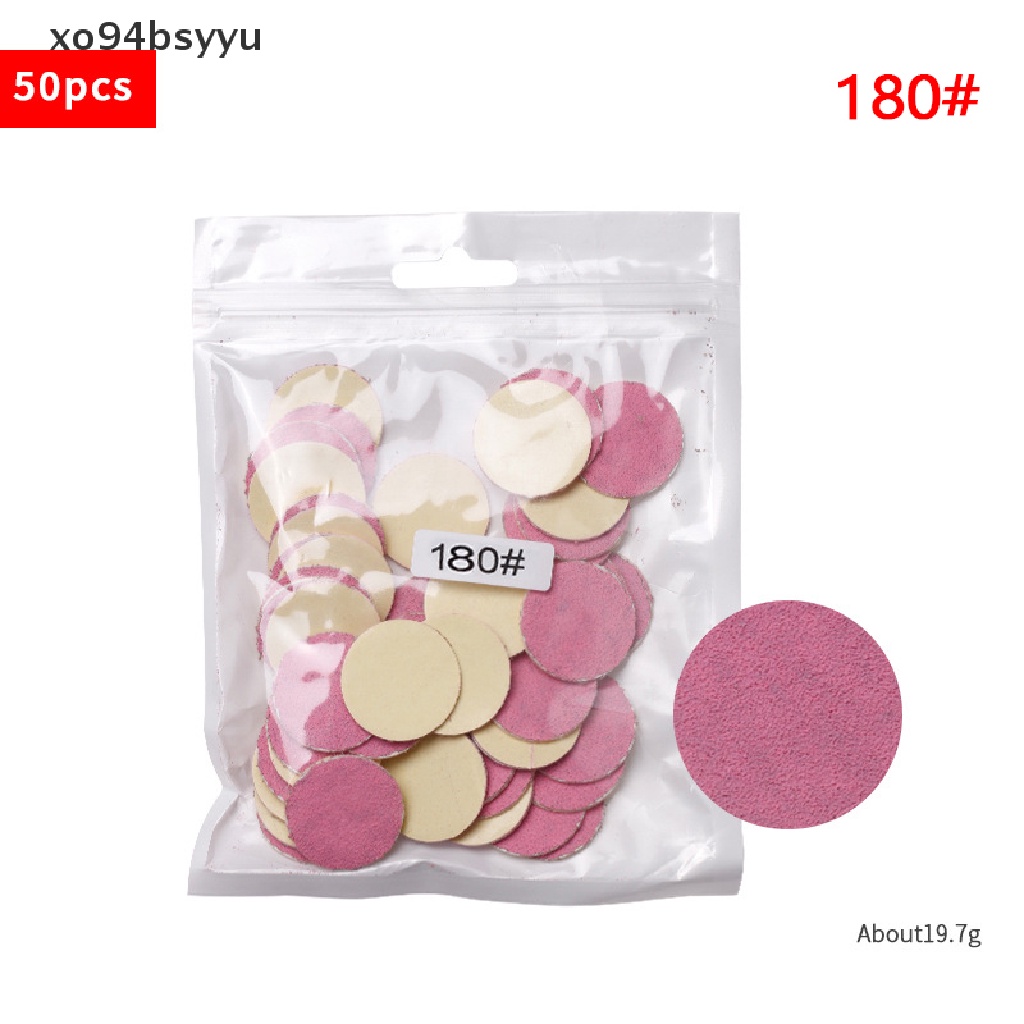 Set 50 Tờ Giấy Nhám 25mm Thay Thế Cho Máy Mài Móng Chân xo94bsyyu