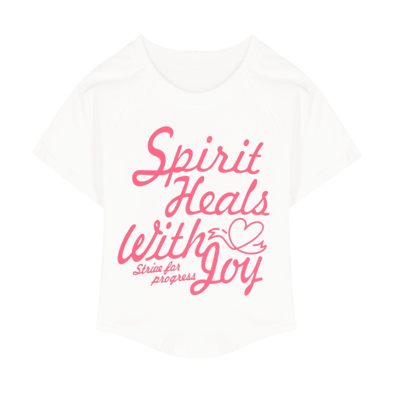 Áo Thun Tay Ngắn Cổ Tròn In Họa Tiết Spicy Street Thời Trang Mùa Hè 2023 Cho Nữ