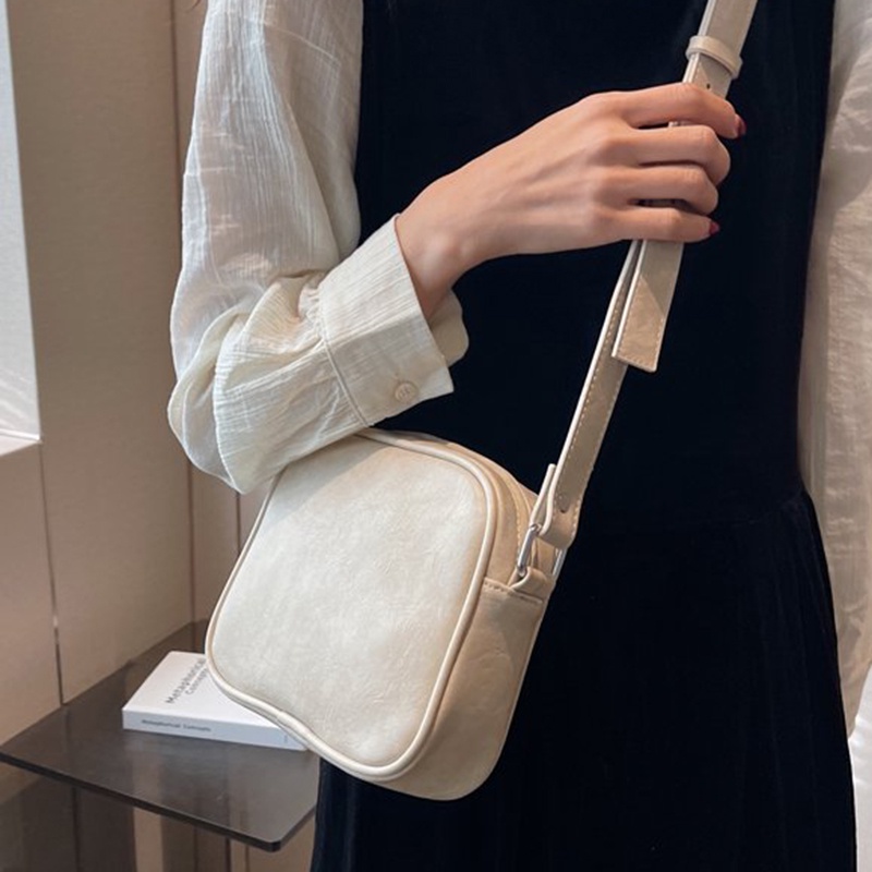 Ielgy Túi Đeo Chéo Hình Vuông Thiết Kế Độc Đáo Đa Năng Cho Nữ