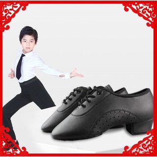  Nam Latin Giày Khiêu Vũ Đen Giày Cao Gót Thấp Phòng Bóng Nhảy Múa Bé Trai Tango Salsa Rumba Giày Jazz Hiện Đại 