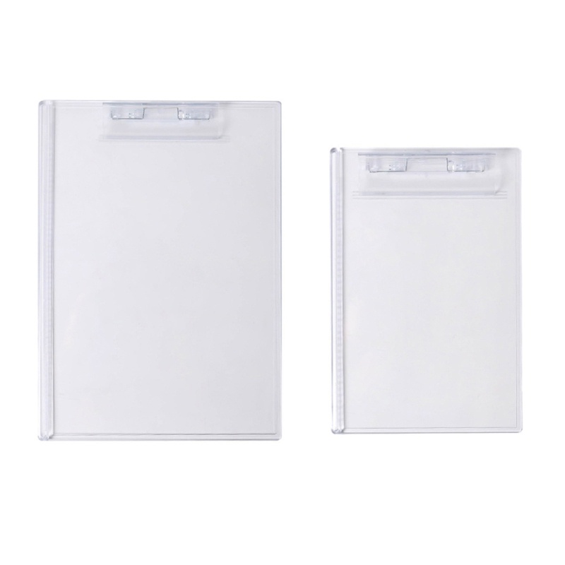 Bảng Kẹp Acrylic Trong Suốt Khổ A4 A5 Kèm Kẹp Cố Định Tiện Dụng Cho Văn Phòng