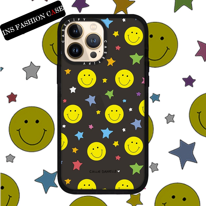 Ốp Điện Thoại Mềm Trong Suốt Chống Sốc In Hình Mặt Cười / Ngôi Sao Cho iPhone 14 13 12 11 Pro MAX IX XS MAX XR 6 6s 7 8 Plus