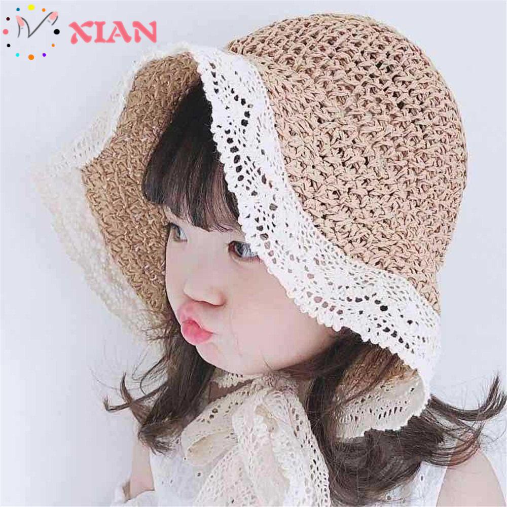 Xiantin Mũ Cói Rộng Vành Chống Nắng Có Thể Gấp Gọn Tiện Dụng